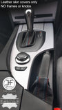 TOP GRAIN LEATHER TRI STITCH AUTO GEAR HANDBRAKE GAITER FOR BMW E60 E61 03-07