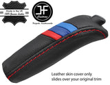 RED STITCH TRI STRIPE HANDBRAKE HANDLE LEATHER COVER FOR BMW 5 SERIES E39 95-03