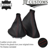 FITS ALFA ROMEO GT 2003-2010  LEATHER GEAR HANDBRAKE GAITER RED STITCHING