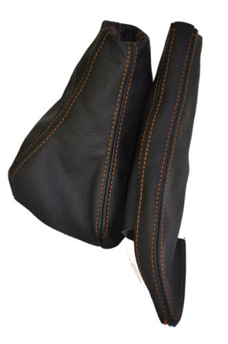 FITS MITSUBISHI ECLIPSE SHIFT + E BRAKE BOOT 95-99 orange st CUSTOM NEW