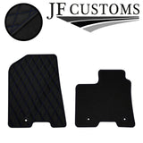 D BLUE DIAMOND STITCH VINYL 4 XTAILORED FLOOR CARPET FOR HYUNDAI NEXO 18-21 JF1