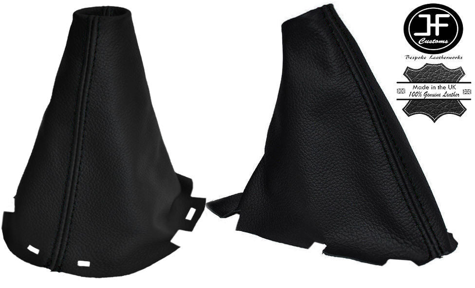 BLACK STITCHING REAL LEATHER GEAR & HANDBRAKE GAITER FITS PATHFINDER 2005-2009