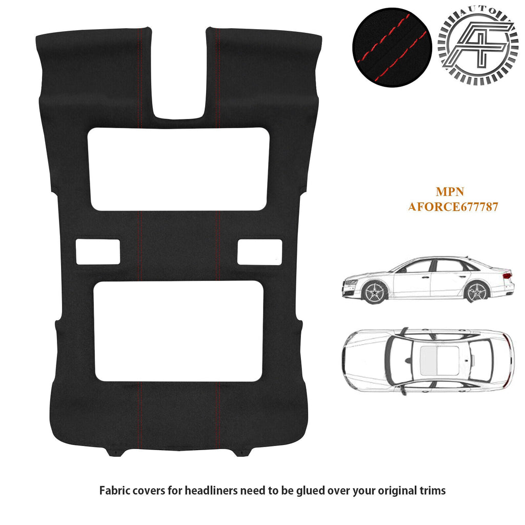 LUXE SUEDE HEADLINER WITH SUNROOF FITS AUDI A8 L W12 14-17
