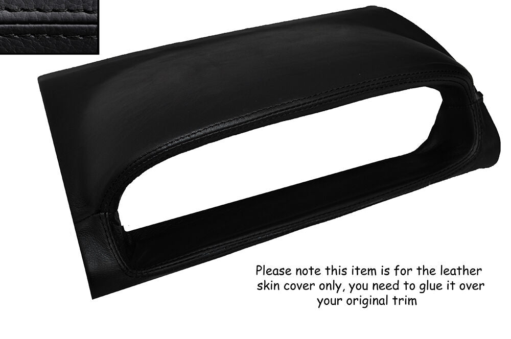 BLACK STITCHING SPEEDO HOOD SKIN COVER FITS NISSAN X-TRAIL 2005-2007 FACELIFT