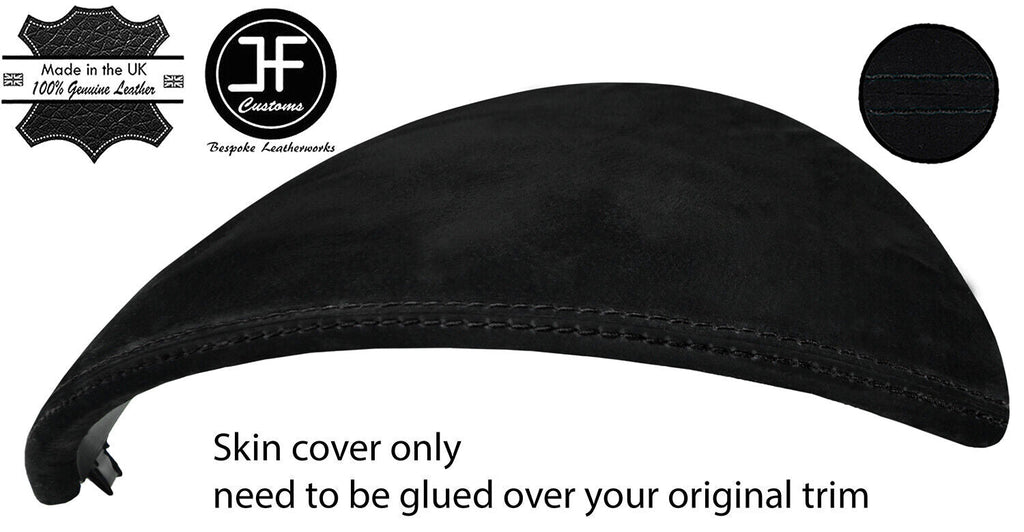 BLACK STITCH SPEEDO HOOD INSTRUMENT SUEDE COVER FITS MAZDA MX5 MK3 2005-2015