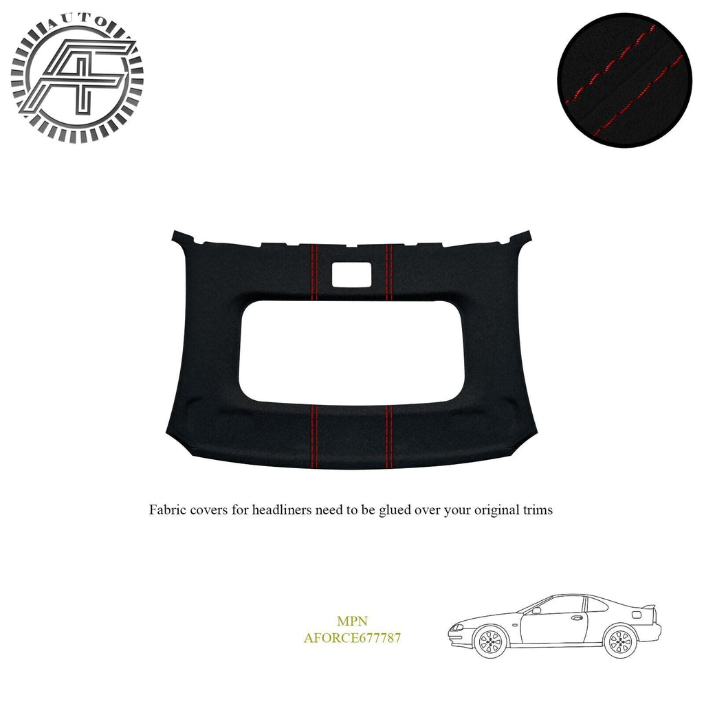LUXE SUEDE HEADLINER COVER FOR HONDA PRELUDE MK4 2 DOOR COUPE + SUNROOF 91-96