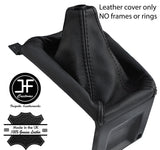 BLACK STITCH TOP GRAIN LTHR GEAR GAITER FOR AUDI COUPE GT B2 QUATTRO UR 85-87