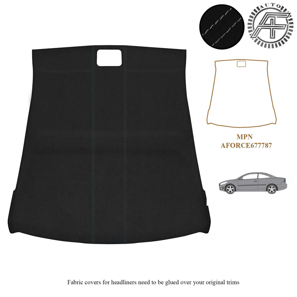 LUXE SUEDE HEADLINER COVER FITS VOLVO C70 COUPE 2006 - 2013 MADE IN UK