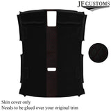 DSG2 DARK RED STITCH LUXE SUEDE HEADLINER COVER FOR AUDI A3 RS3 13-20 SALOON