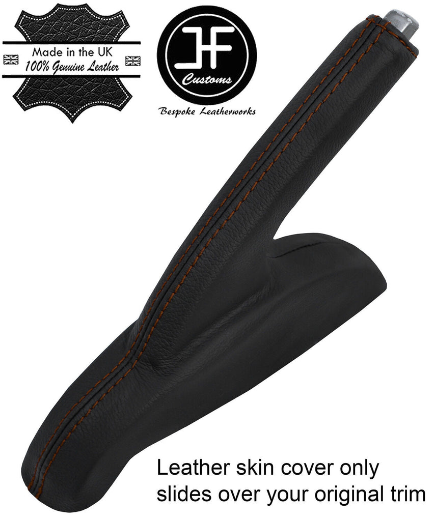 BROWN STITCH LEATHER HANDBRAKE GAITER FITS FITS NISSAN QASHQAI J10 2007-2013