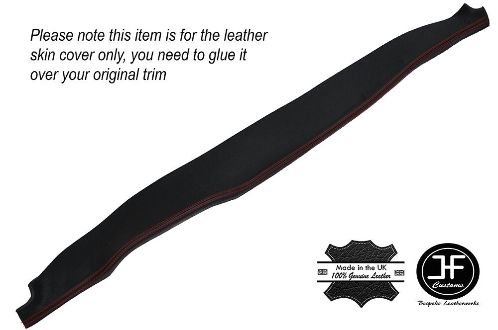 RED STITCHING TOP DASH DASHBOARD LEATHER COVER FITS VW KARMANN GHIA CLASSIC