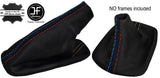 SAND & TRI STITCH LEATHER GEAR & HANDBRAKE GAITER FITS BMW E30 84-91 CUSTOM NEW