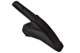 FITS FORD FIESTA MK7 08+ HANDBRAKE GAITER red stitching CUSTOM NEW MADE IN UK