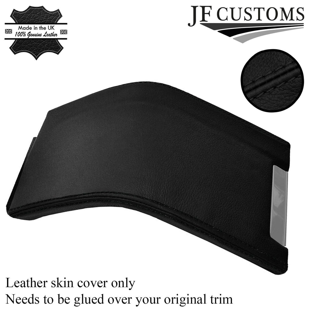 BLACK STITCHING LEATHER ARMREST COVER FITS FORD MUSTANG 2010-2014 CUSTOM NEW