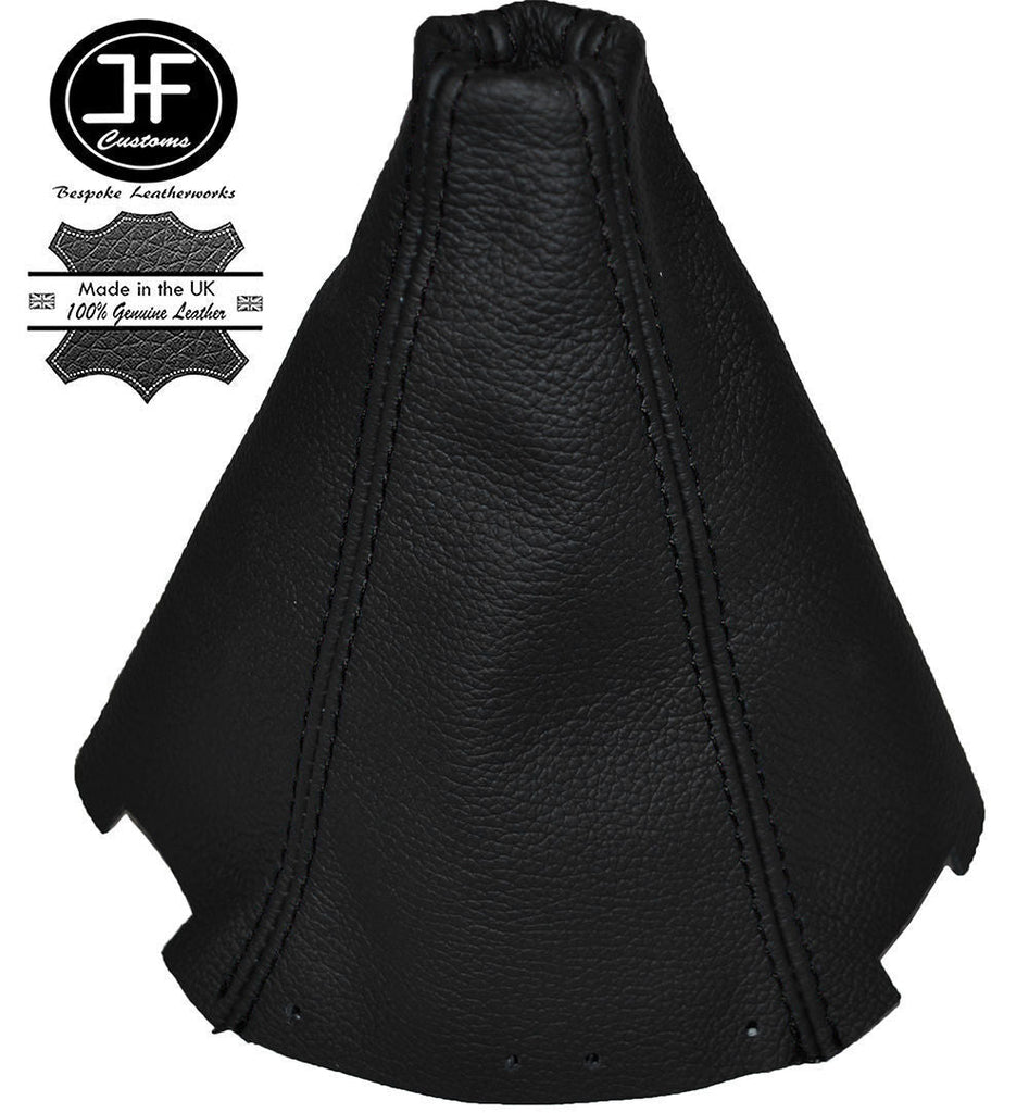 BLACK STITCH REAL LEATEHR GEAR GAITER BOOT FITS 200SX S13 COUPE 1988-1994