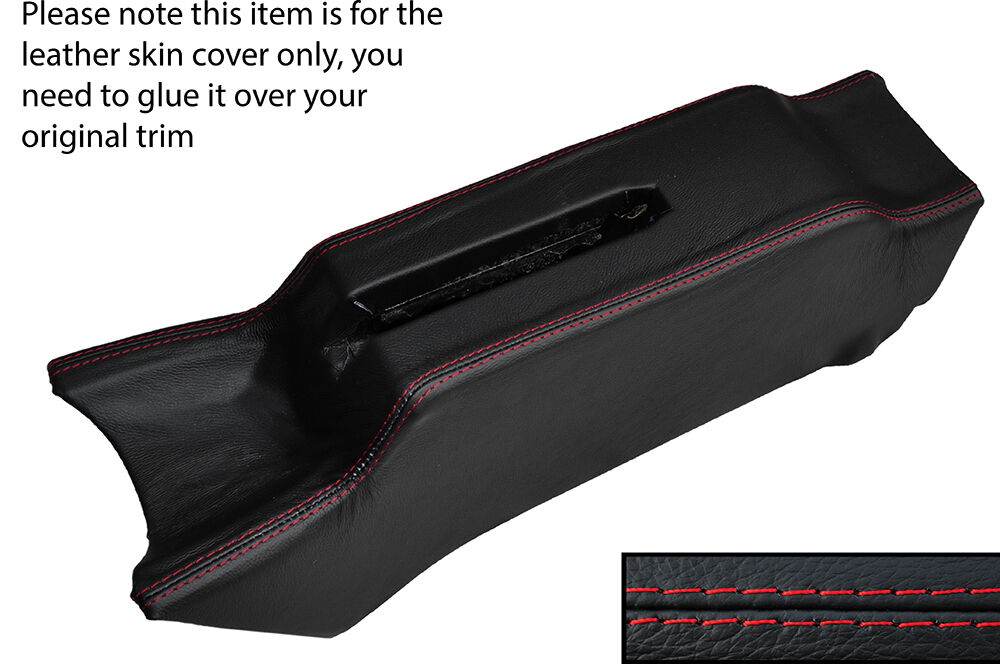 RED STITCH CENTRE CONSOLE HANDBRAKE TRIM SKIN COVER FITS VW CORRADO 1988-1995