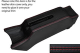 RED STITCH CENTRE CONSOLE HANDBRAKE TRIM SKIN COVER FITS VW CORRADO 1988-1995