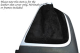BLACK STITCH SUEDE GEAR GAITER FITS HONDA CIVIC SE SE-T ES ES-T EX EX GT 2012+