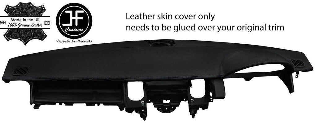 BLACK TOP DASH DASHBOARD REAL LEATHER COVER FITS RANGE ROVER SPORT 05-09