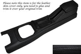 BLACK STITCH CENTRE CONSOLE COVER + ARMREST COVER FITS FORD SIERRA COSWORTH MK1