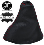 RED STITCHING LEATHER GEAR STICK GAITER FITS PEUGEOT EXPERT II 2007-2012