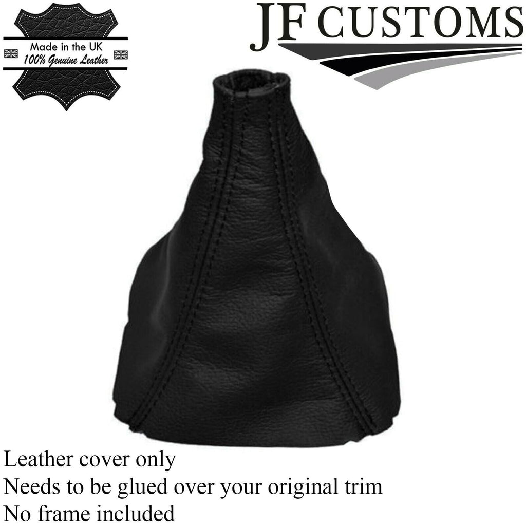 BLACK LEATHER HI-LOW TRANSFER BOOT GAITER FITS TOYOTA HILUX 2006-2011 CUSTOM NEW