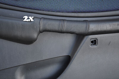 black sttiching FITS SUBARU IMPREZA WAGON WRX STI 98-01 2X DOOR HANDLE COVERS