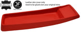 RED REAL LEATHER CENTRE CONSOLE COVER FITS MERCEDES W108 W109 1966-1972