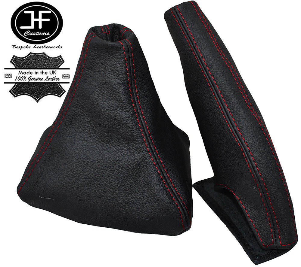 RED STITCH LEATHER GEAR & HANDBRAKE GAITER FOR MITSUBISHI 3000GT GTO 91-00