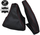 RED STITCH LEATHER GEAR & HANDBRAKE GAITER FOR MITSUBISHI 3000GT GTO 91-00