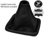 BLACK STITCHING REAL LEATHER MANUAL GEAR GAITER FITS AUDI 100 C4 1991-1997