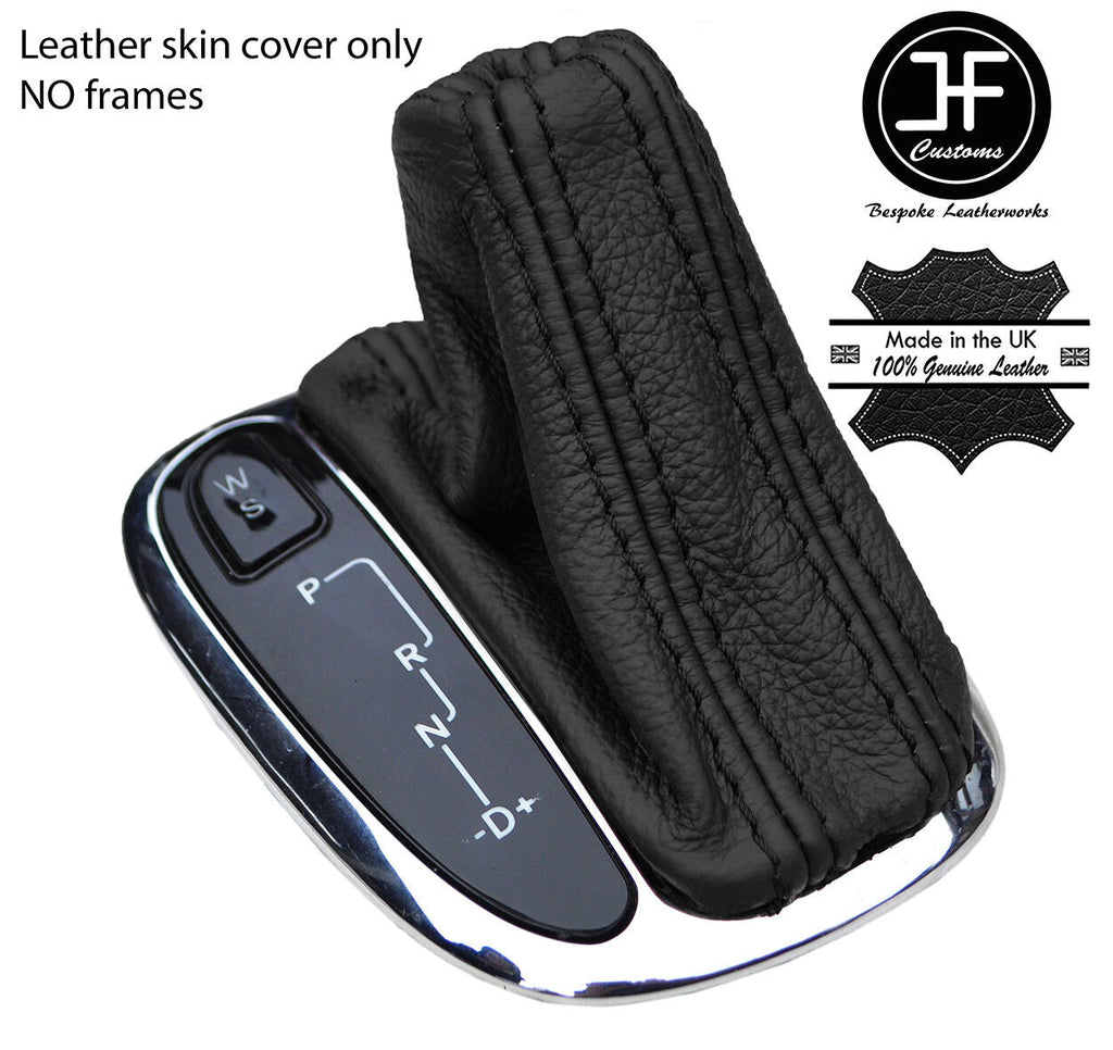 BLACK TOP GRAIN LEATHER AUTOMATIC GEAR GAITER FOR MERCEDES C CLASS W203 00-07