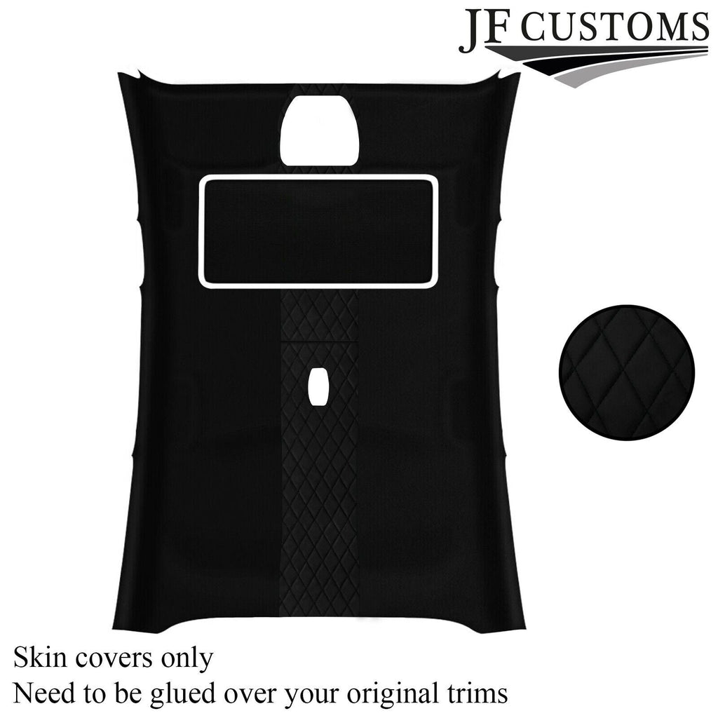 DSG2 BLACK STITCH SUEDE SUNROOF HEADLINER COVER FOR FORD FOCUS ST 11-15 5DR