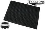 BLACK DIAMOND STITCH QUILTED LEATHER PADDED PANEL LUXURY PREMIUM 125CM X 85CM