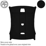 BLACK STITCH LUXE SUEDE HEADLINER COVE FITS MERCEDES C CLASS W203 SALOON