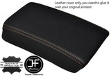 SAND STITCHING ARMREST LID LEATHER COVER FITS HONDA ACCORD 1998-2002 CUSTOM NEW
