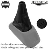 BLACK STITCH LEATHER GEAR GAITER FITS HYUNDAI STAREX MK1 H-1 H200 97-06