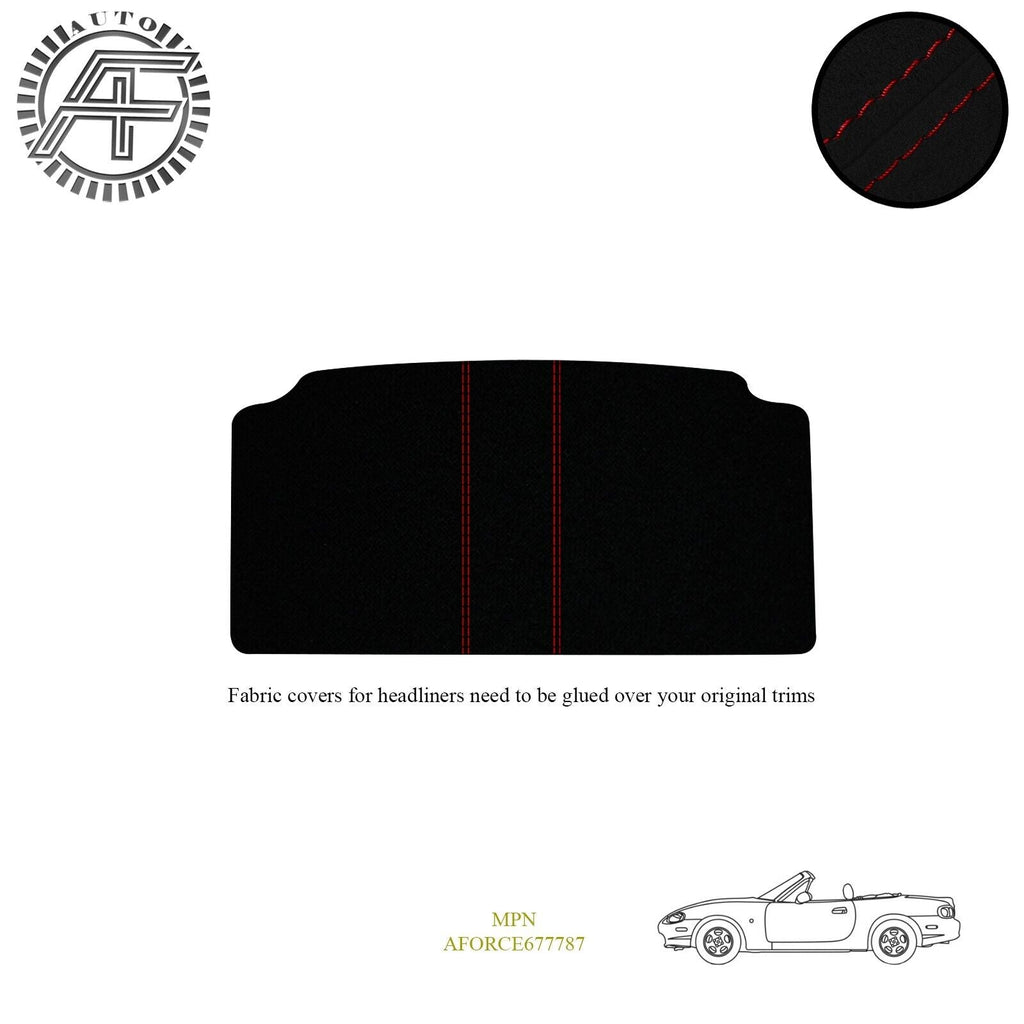 LUXE SUEDE HEADLINER COVER FOR MAZDA MX5 MK2 2-DOOR HARDTOP COUPE 1998-2005