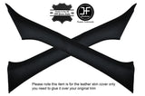 BLACK STITCHING 2X A POST PILLAR LEATHER COVERS FITS MITSUBISHI ECLIPSE 95-99
