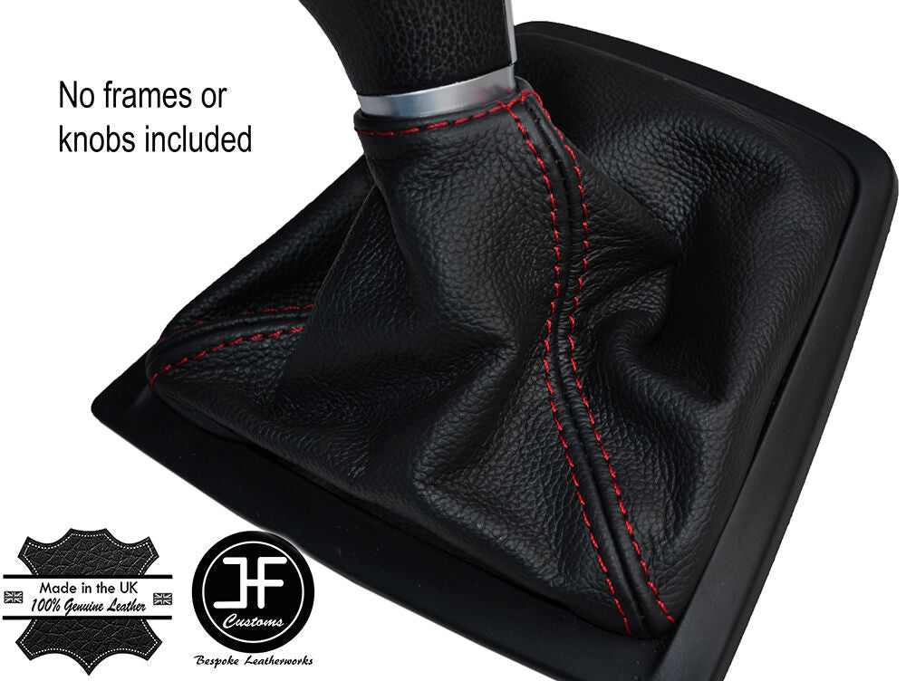RED STITCHING MANUAL LEATHER GEAR GAITER FITS BMW Z4 E89 2009-2016 CUSTOM NEW