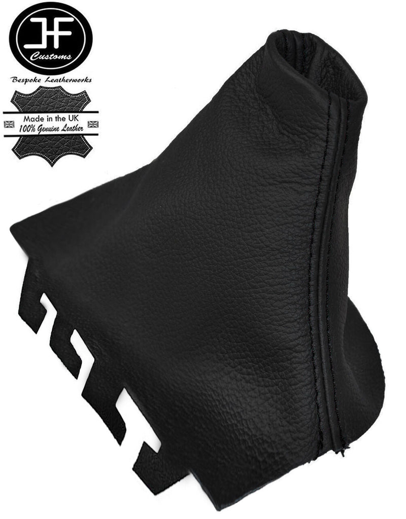 BLACK STITCH FOR SEAT CORDOBA IBIZA MK3 6L 2002-2008 GEAR STICK GAITER LEATHER