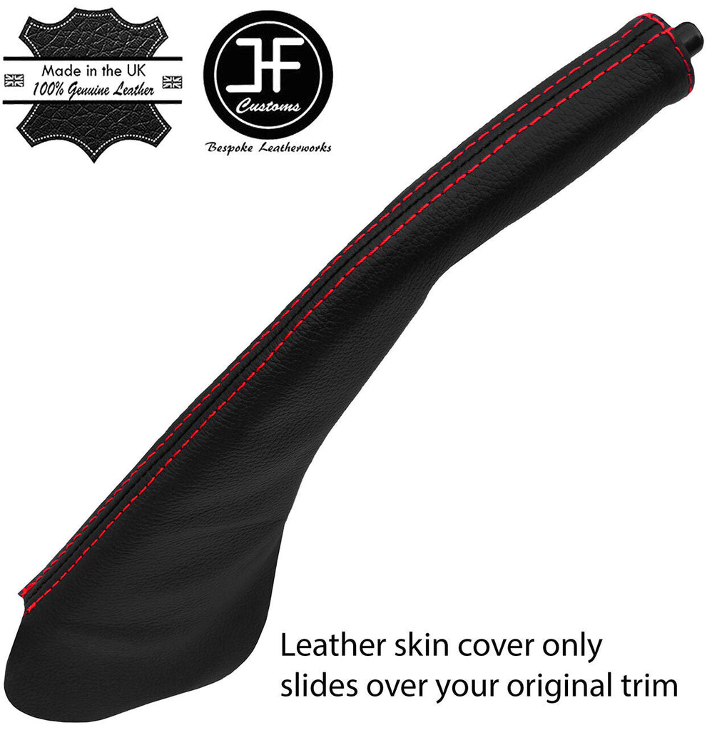 RED STITCH REAL LEATHER HANDBRAKE GAITER FITS MITSUBISHI ECLIPSE 1995-1999