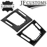 D GREY LEATHER GEAR SURROUND COVER+FRAME FOR BMW E46 99-05 COUPE JF2 CUSTOM NEW