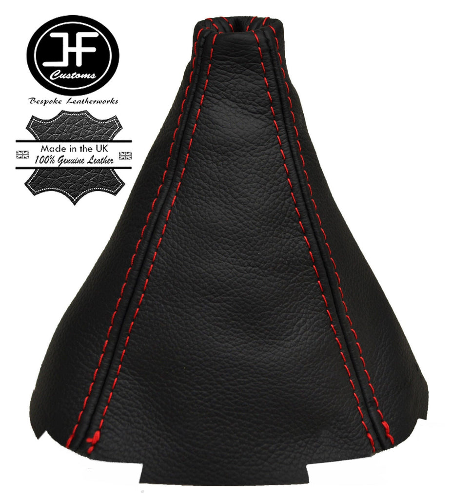 RED STITCHING REAL LEATHER MANUAL GEAR GAITER FITS HONDA PRELUDE 1997-2002