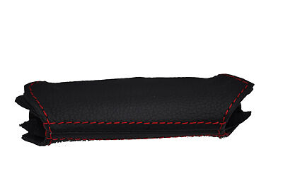 red stitch FITS FORD S-MAX OR GALAXY MK3 LEATHER HANDBRAKE HANDLE COVER