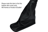BLACK STITCHING LEATHER SKIN HANDBRAKE GAITER FITS CHEVROLET AVEO 2008-2011
