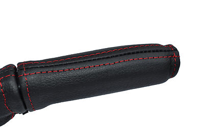 red stitch FITS MAZDA MX5 MK1 MK2 MIATA 89-03 LEATHER HANDBRAKE HANDLE COVER