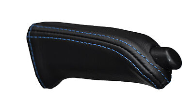 blue stitch FITS BMW Z4 E85 03-11 HANDBRAKE HANDLE LEATHER COVER ONLY CUSTOM NEW