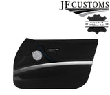L BLUE STITCH PERFORATED LEATHER 1X FRONT DOOR HANDLE COVER FOR BMW 3 SERIES E9X