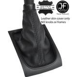 BLACK STITCHING TOP GRAIN REAL LEATHER GEAR GAITER FOR SUZUKI CELERIO 2014-2018